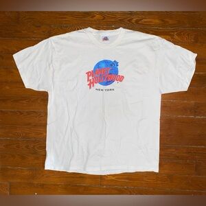 Vintage Planet Hollywood (XXL) Mens USA Graphic TShirt Tee NYC